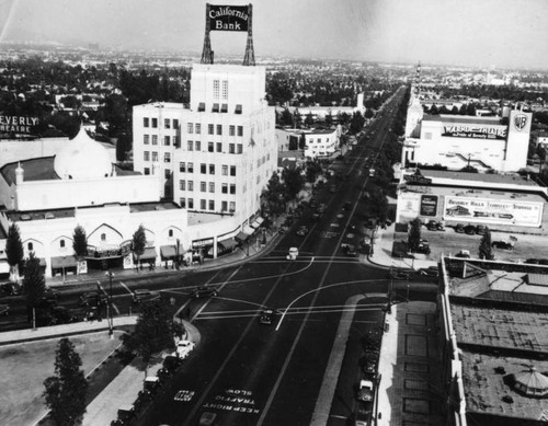 Wilshire Boulevard and Beverly Drive