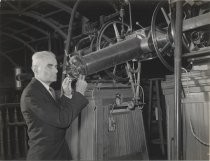 Hamilton Jeffers with Meridian Circle Telescope