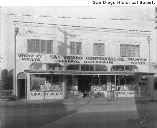 Exterior of the San Ysidro Commercial Company