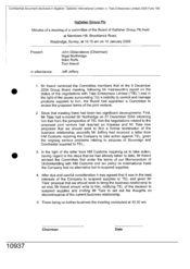 Gallaher Group Plc[Minutes of a meeting held on 20050110]