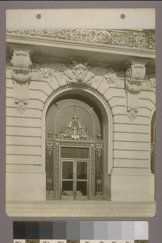 [Doorway, east facade.]