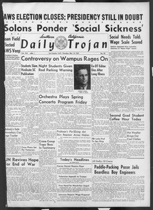 Daily Trojan, Vol. 42, No. 92, March 15, 1951