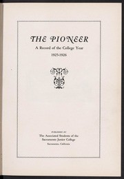 The Pioneer 1925-1926