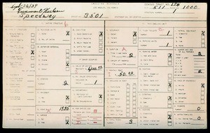 WPA household census for 3501 SPEEDWAY, Los Angeles County
