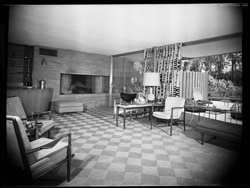 Higgens, Preston A., residence. Living room
