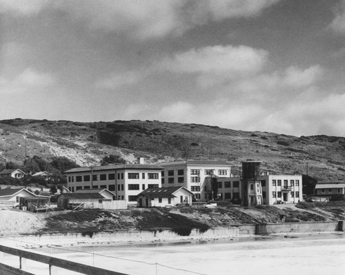 Scripps Institution of Oceanography campus, viewed from the pier, August 1931