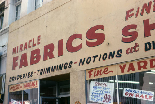 Miracle Fabrics, Wilshire Boulevard