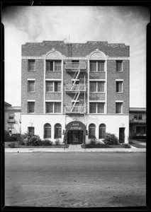 Exterior & lofts of Armitage Apartments, 545 South Hobart Boulevard, Los Angeles, CA, 1930