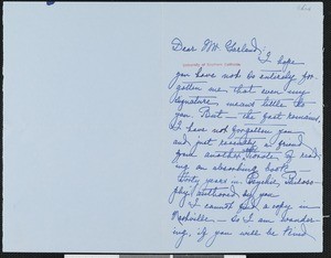 Ittie Kinney Réno, letter, 1936-09-27, to Hamlin Garland