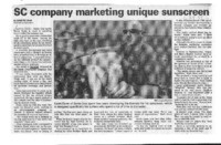 SC company marketing unique sunscreen