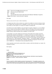 [Email from Ruben Ferrer to Nigel Espin regarding Dorchester customs intervention in Algeciras]