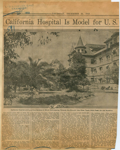 California Hospital is model for U.S