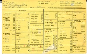 WPA household census for 902 E 41ST, Los Angeles