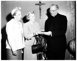 Catholic donation, 1958