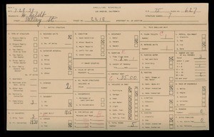 WPA household census for 2218 VALLEY ST, Los Angeles