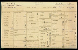 WPA household census for 723 W 3RD ST, Los Angeles