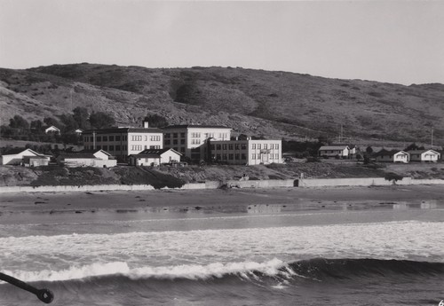 Scripps Institution of Oceanography from the pier, October 1933