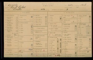 WPA household census for 416 LORETO, Los Angeles
