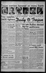 Daily Trojan, Vol. 34, No. 92, February 25, 1943