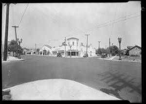 Intersection of East Harvard Street and South Glendale Avenue, Glendale, CA, 1931