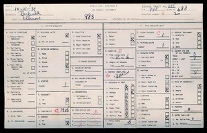 WPA household census for 883 W ELBERON, Los Angeles County