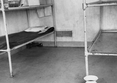 Interior of a 4 man cell, L.A. City Jail