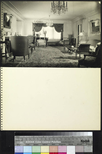 Champlin, H. H., residence. Living room
