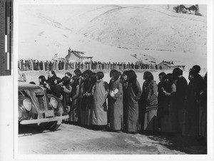 Funeral procession for Fr. G. Donovan at Fushun, China, 1938