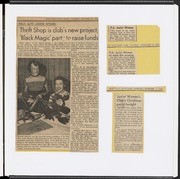Junior's Club Scrap Book: Newspaper Clippings 1952-1954