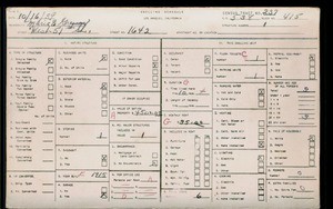 WPA household census for 1642 W 51ST STREET, Los Angeles County