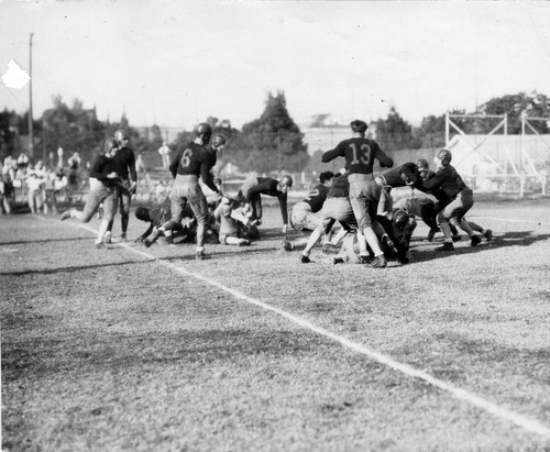FJC football game, 1931-32