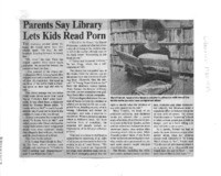 Parents Say Library Lets Kids Read Porn