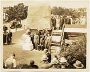[Ceremony at the Theodore Dehone Judah monument]