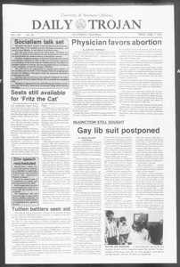 Daily Trojan, Vol. 64, No. 99, April 07, 1972