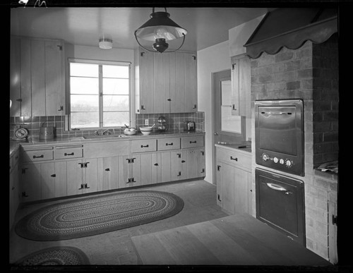 Goldsmith, Mr. and Mrs. Clifford, residence. Interior and Kitchen