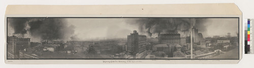 Beginning of the Fire, Wednesday A.M., April 18, 1906