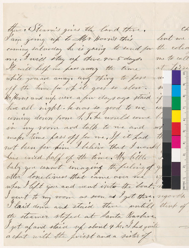 Letter to J.E. from Mary