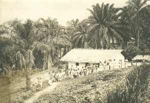 Mission school in Lambarene, in Gabon