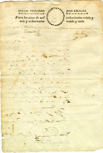 Affirmation of order of last Ayuntamiento, 1835