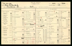 WPA household census for 217 VENDOME ST, Los Angeles