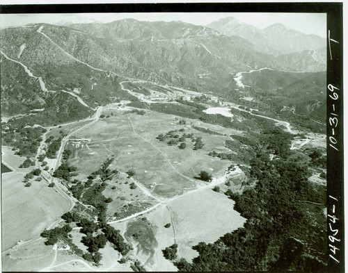 Aerial view of Marshall Canyon Golf Course