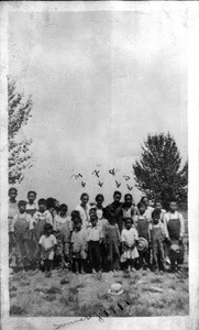group of children Dinuba 1919