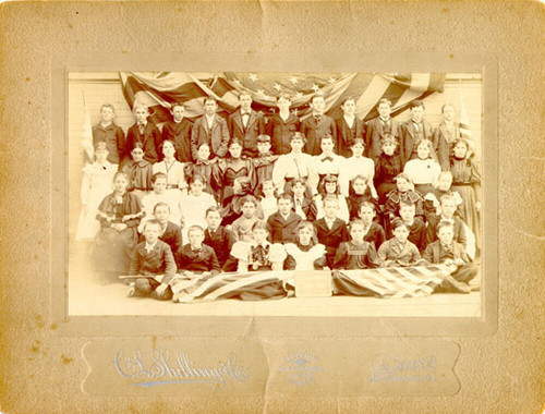 [1896 class photo from Horace Mann School]