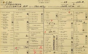 WPA household census for 1863 LUCRETIA, Los Angeles