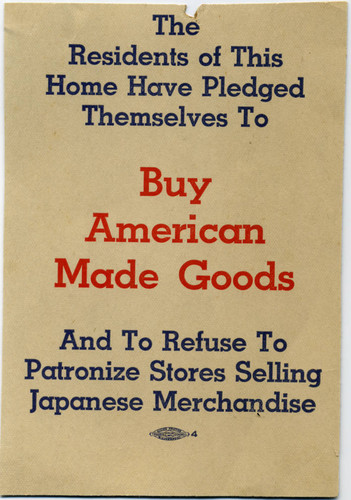 Buy American made goods