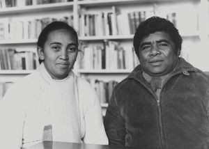 The couple Albert and Marcelline Rasolomana, Madagasgar, 1983