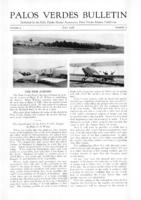 Palos Verdes Bulletin, July 1928. Volume 4. Number 7