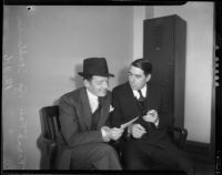 Frank Fay and George Stahlman, Los Angeles, circa 1935