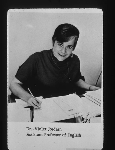 Jordain, Dr. Violet