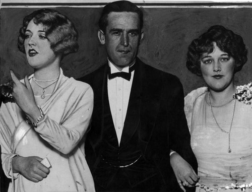 Harold Lloyd with wife and Marion Davies